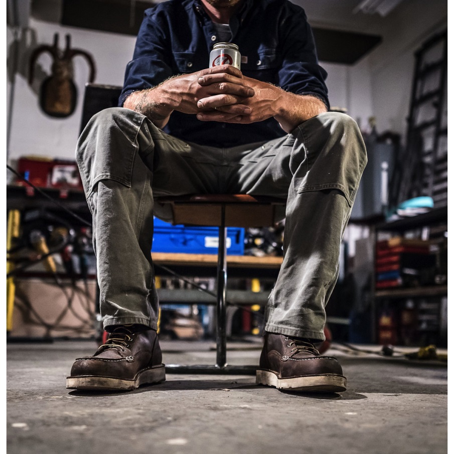 Danner Bull Run Moc Toe 6 καφέ ατσάλινο δάχτυλο