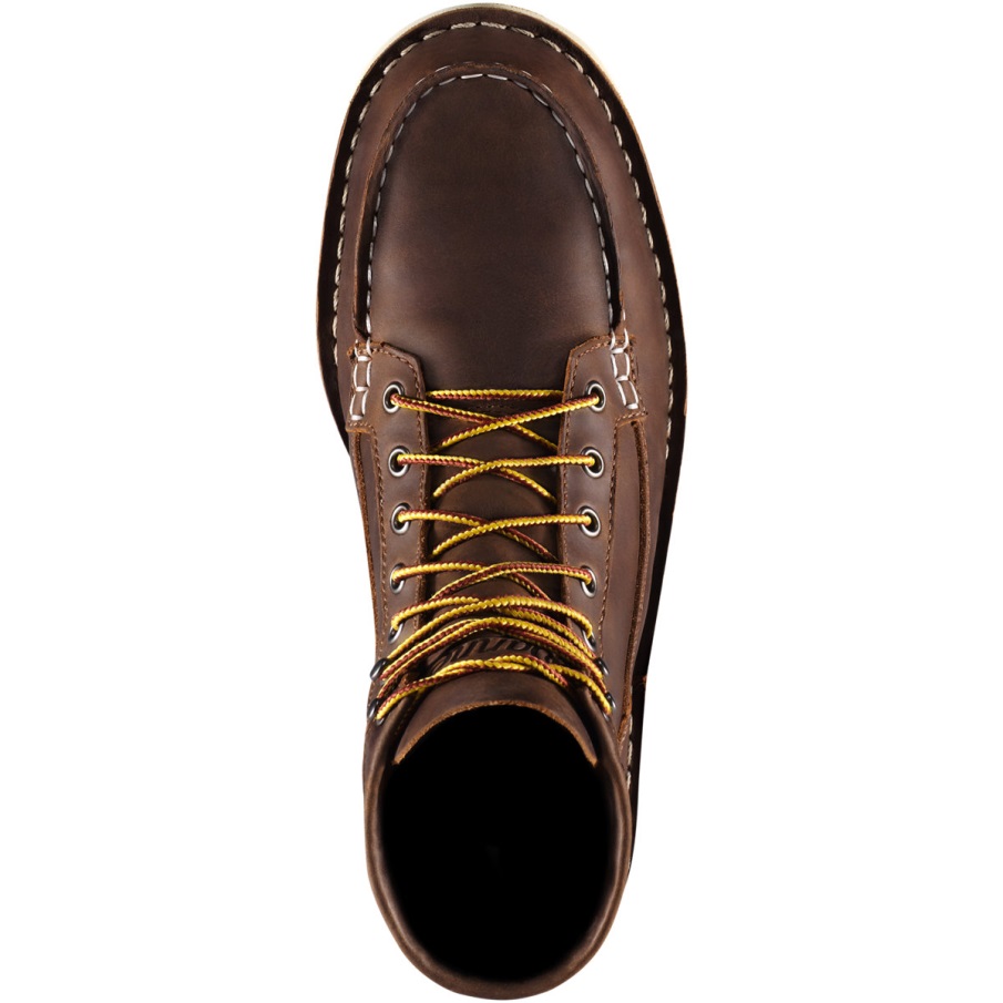 Danner Bull Run Moc Toe 6 καφέ ατσάλινο δάχτυλο