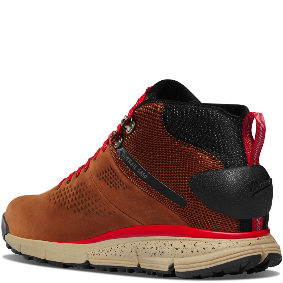 Trail 2650 Mid Gtx καφέ/κόκκινο Danner