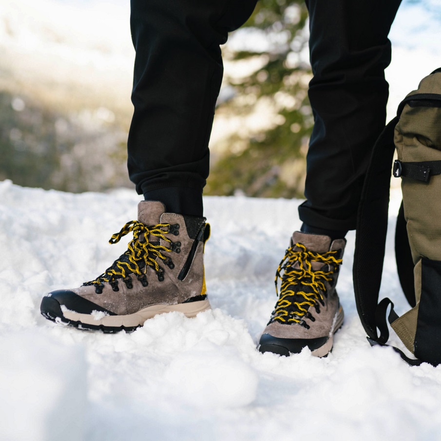 γυναικείο Arctic 600 Side-zip 7 Driftwood/yellow 200g Danner